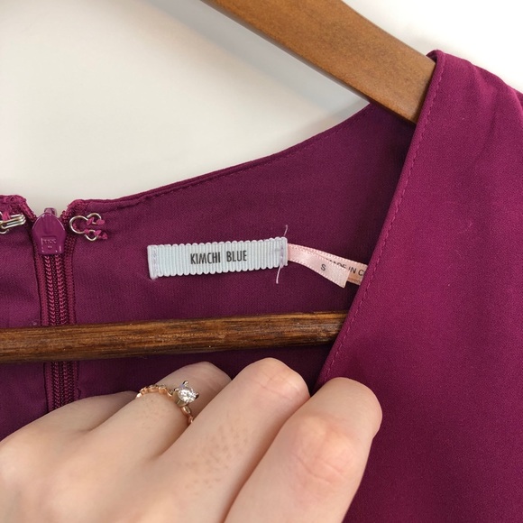 NWOT UO Kimchi Blue - Dark Fuschia/Pink Dress S - Picture 12 of 15